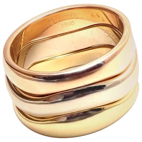 cartier three ring|cartier tri color ring.